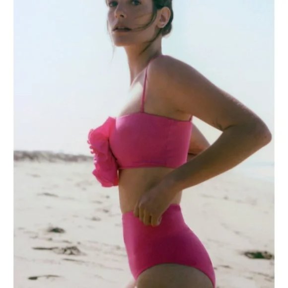 ZARA 2 Piece Bikini Top And Bottom Set - Picture 3 of 7